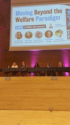 16 reactions | Our campaigns manager Ayrton explained the importance of taking a strong rights based approach to campaigning ✅️ The full panel provided an excellent discussion on the topic  #RespectAllLife #Vegfest #london | Animal Justice Project | Facebook