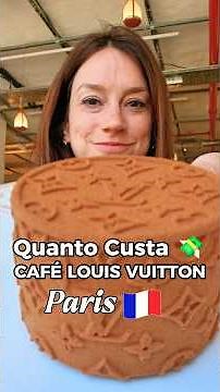 How much is coffee at Louis Vuitton in Paris #france #shorts #travel #paris #chocolate #luxury