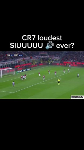 Cristiano Ronaldo's Loudest Siuuuuu Moments