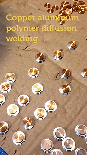 Copper aluminum polymer diffusion welding machine #weldingmachine #spotweldingmachine #spotwelder | David P. McKinney