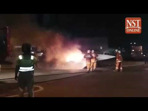 53-year-old man burns to death in fiery car crash