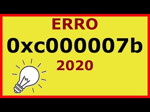 Erro 0xc000007b, como resolver (2021).