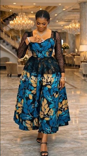 Elegant Floral Dress Lookbook | Luxury Evening Fashion Style Inspiration #africanclothing #ankara