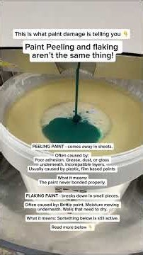 Why does walk paint fail?