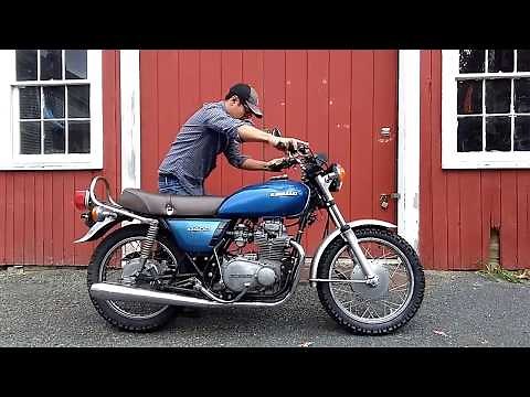 1977 Kawasaki KZ400 Cold Start