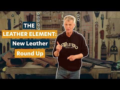 New Embossed Leathers for Leathercraft Projects | The Leather Element by Weaver Leather Supply