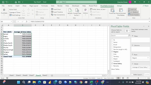 PivotTable Tips & Tricks #msexcel_mastery #msexceltricks #MSExcel | Mastery.com.bd | Facebook