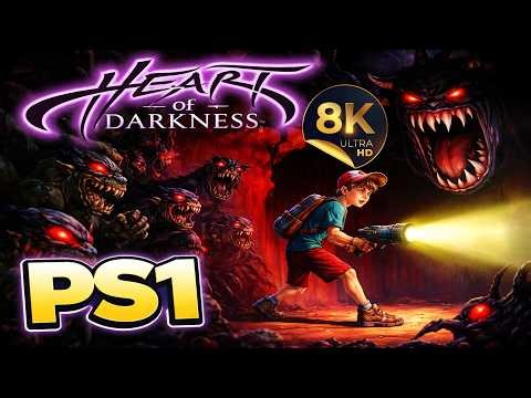 Heart of Darkness (PS1) Opening Cutscene AI Upscale 8K