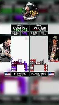 WAS THIS A WORLD RECORD?! #tetris #gaming