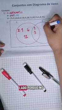 Conjuntos conDiagrama de Venn👩🏻‍🏫📐🗒️🍎 #matematicas #viral #conjuntos #diagramadevenn #venn