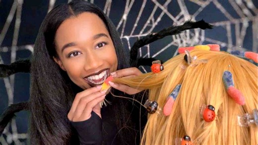 makayla‖ASMR吃掉你头发上的虫子