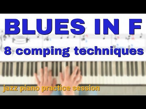 Blues in F With Comping Voicings