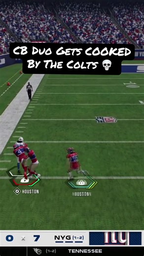 Me & @Geeez was indeed gettin cooked 💀 #madden26 #giants #footballtiktok #cornerback #ea