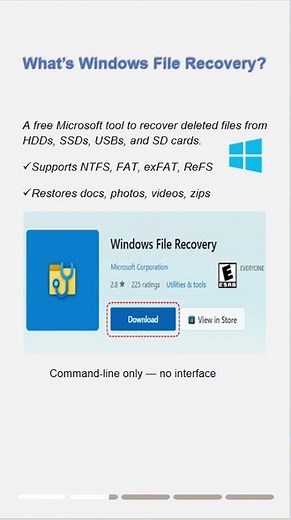 Recover Deleted Files Using Windows File Recovery (2025 Guide) #datarecovery #filerecovery