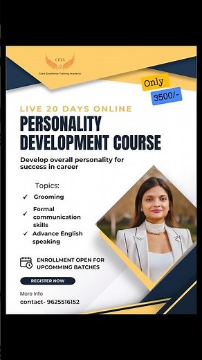 Best affordable personality development course / mentorships