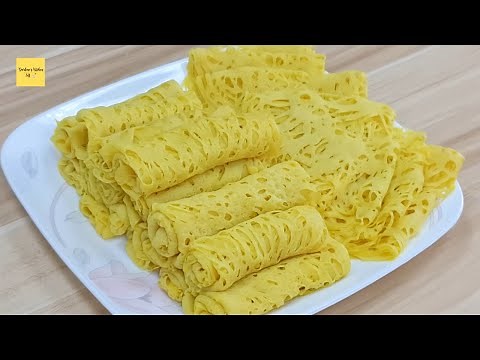 Net Pancake | Roti Jala Recipe