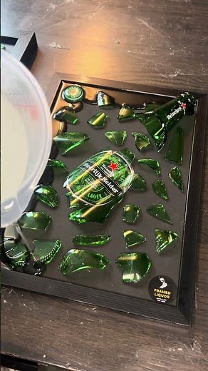 Transforming a Heineken Bottle into Unique Art