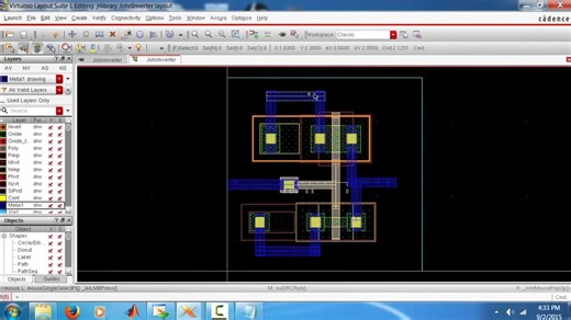 Cadence Virtuoso实战教程：90nm CMOS inverter后端仿真详细步骤2