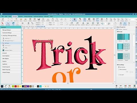 Adjusting Lettering with Hatch Embroidery 3