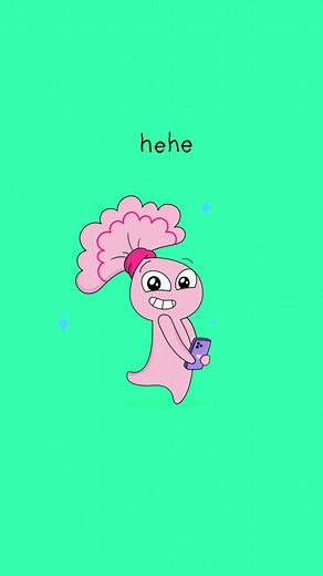 hehe 👀 #animation #funny #funnyanimation #relateable #evillaugh #laugh #text #cute