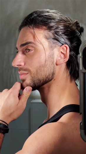 how to line up a beard #rizz #beard