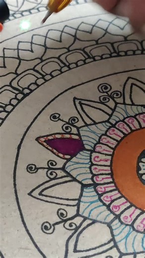 Colours #mandala #warm #art #artist #basic | Sri's Mandala Journey