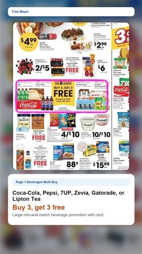 Fred Meyer Weekly Ad (9/23/26 - 9/29/26) Top 5 Deals #shorts
