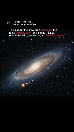 The Sun's 250 MILLION Year Trip Around the Milky Way! 🤯 (Galactic Year Explained)