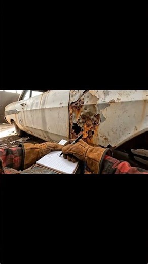This Rusted Chevrolet Impala Came Back to Life #ytshorts #restoration