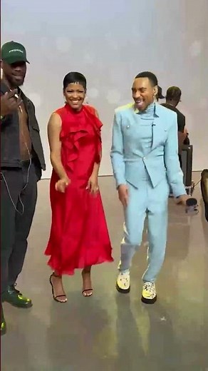 Tamron Hall Dances With Durand Bernarr #dance #bts