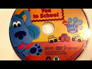 Blue's Clues * Blue Takes You to School * Nick Jr Cartoon * DVD Movie Collection