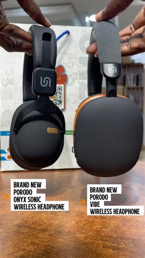 Phones | laptop | Games | Acessories on Instagram: "Brand New Porodo Onyx Sonic Porodo Onyx Sonic 💡: With Bluetooth 5.4 🔗 for a stable connection, 18 hours of playtime 🔋, multi-function TF card 📚 support, compact & foldable 👜 design, 10m transmission distance 📡, and Type-C charging 🔌. 🏷️ #35,000 Brand New Porodo Vibe Wireless headphone Porodo Vibe 🎸: Features Bluetooth 5.3 🔗, 36 Hours of playtimes , 40MM drivers 🔊 for immersive audio 😍, 10m transmission distance 📡 and is lightweight