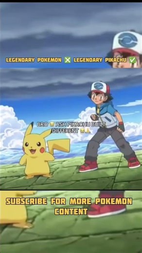 Legendary Pokemon ❎ Legendary pikachu ✅ #pokemon