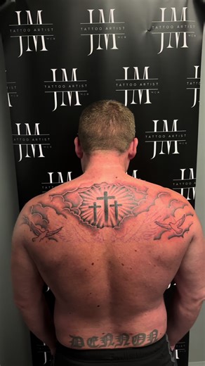 Full Back Piece Tattoo - Part 1