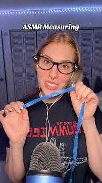 ASMR measuring for relaxation, but you’re really small. #ASMR #ASMRMeasuring #ASMRpersonalattention