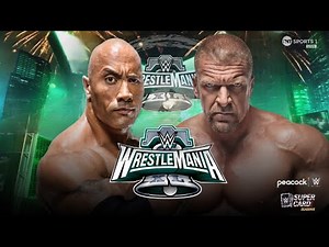 FULL MATCH - The Rock vs. Triple H: WWE WrestleMania 40