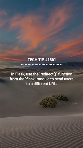 Python Web Redirect Trick | 2025-12-29 | #Shorts #TechTips #programmingtips #systemadmintips