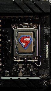 To celebrate the release of the new James Gunn Superman movie, we did what any PC builder would do. We made the Superman logo out of thermal paste. Is it practical? Probably not. Is it satisfying? Absolutely. Subscribe to Newegg Studios for more PC experiments, hardware tests, and fun tech stunts inspired by what we love. #superman #pc #pcgaming #comics #satisfying #fyp #fypシ #fypviralシ | Newegg