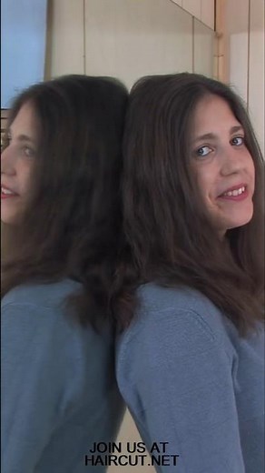 RIGHT DOWN THE MIDDLE REBECCA'S SHAVE HAIRCUT.NET OVER 1000 VIDEOS NOW SHOWING ON THE MEMBER SITE