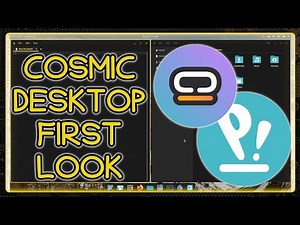 Cosmic Desktop First Look - PopOS and System76 New DE