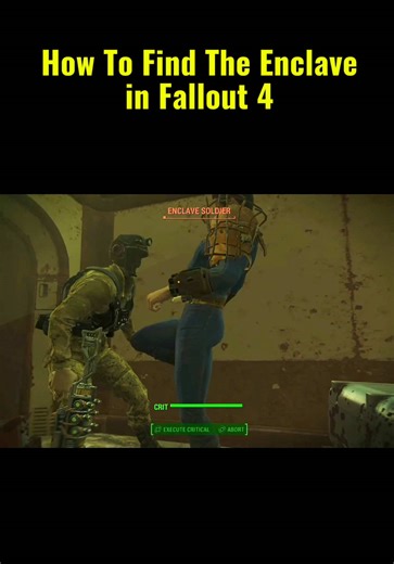 How to find the Enclave in Fallout 4. Echoes of the past Quest. #fallout4 #fallout #fallouttok #falloutedit #creatorsearchinsights