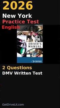 New York DMV Written Test 2026 – 2 Practice Questions You Must Know