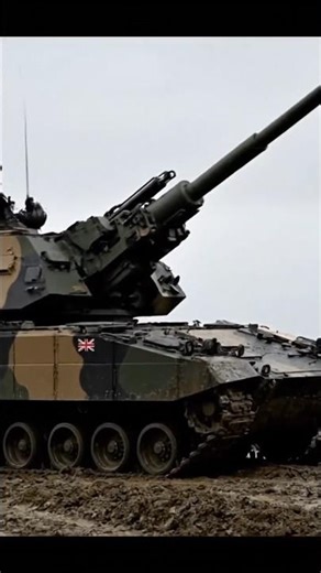 British Army's AS-90 (Self-Propelled Howitzer)