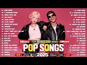 Top 100 Songs 2025 - Maroon 5, Ed Sheeran, Selena Gomez, Adele, The Weeknd, Dua Lipa