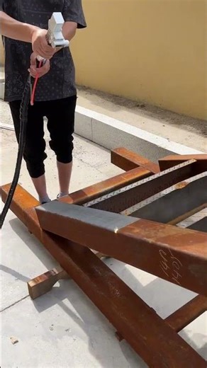 Cleaning and rust removal of carbon steel square