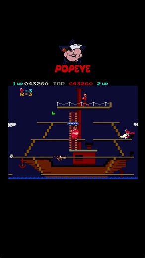 Popeye 03 – Classic Arcade Gameplay#shorts