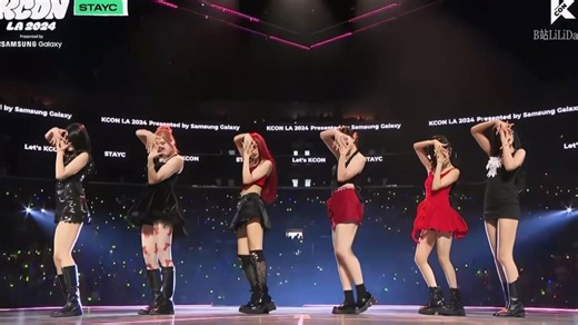 【4K 修复】STAYC《 ASAP Cheeky Icy Thang 》KCON LA 20240727483