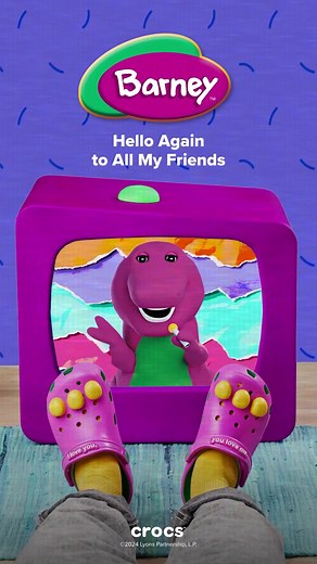 Get Your Barney Crocs Today and Step into Nostalgia