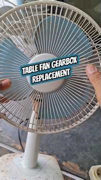 How to Replace a Table Fan Gearbox (Step-by-Step Guide)#tablefan #fanrepair #diyrepair #gearbox #fan