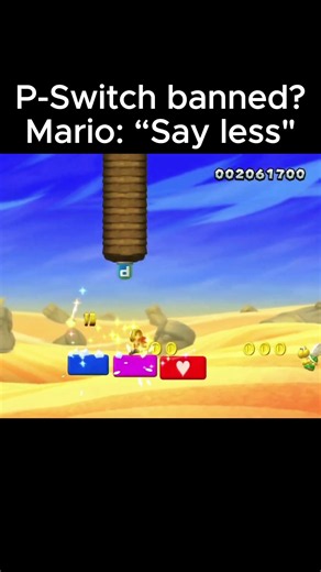 Mario Tries No P Switch Challenge in New Super Mario Bros U Deluxe #mario #nintendoswitch #nintendo